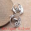 Vintage Shark Shaped Charms Alloy Charms For Bracelet Necklace Jewelry Making Supplies