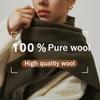 2025 Autumn/Winter New Women'S High Quality Solid Color 100% Wool Simple Men'S Versatile Cashmere Shawl Scarf