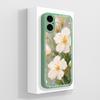 Для iPhone 13 14 15 16 16e Pro Max Plus Mini чехол для телефона с красивым узором в виде цветка и бабочки мягкий жидкий силикон противоударный защитный чехол для iPhone