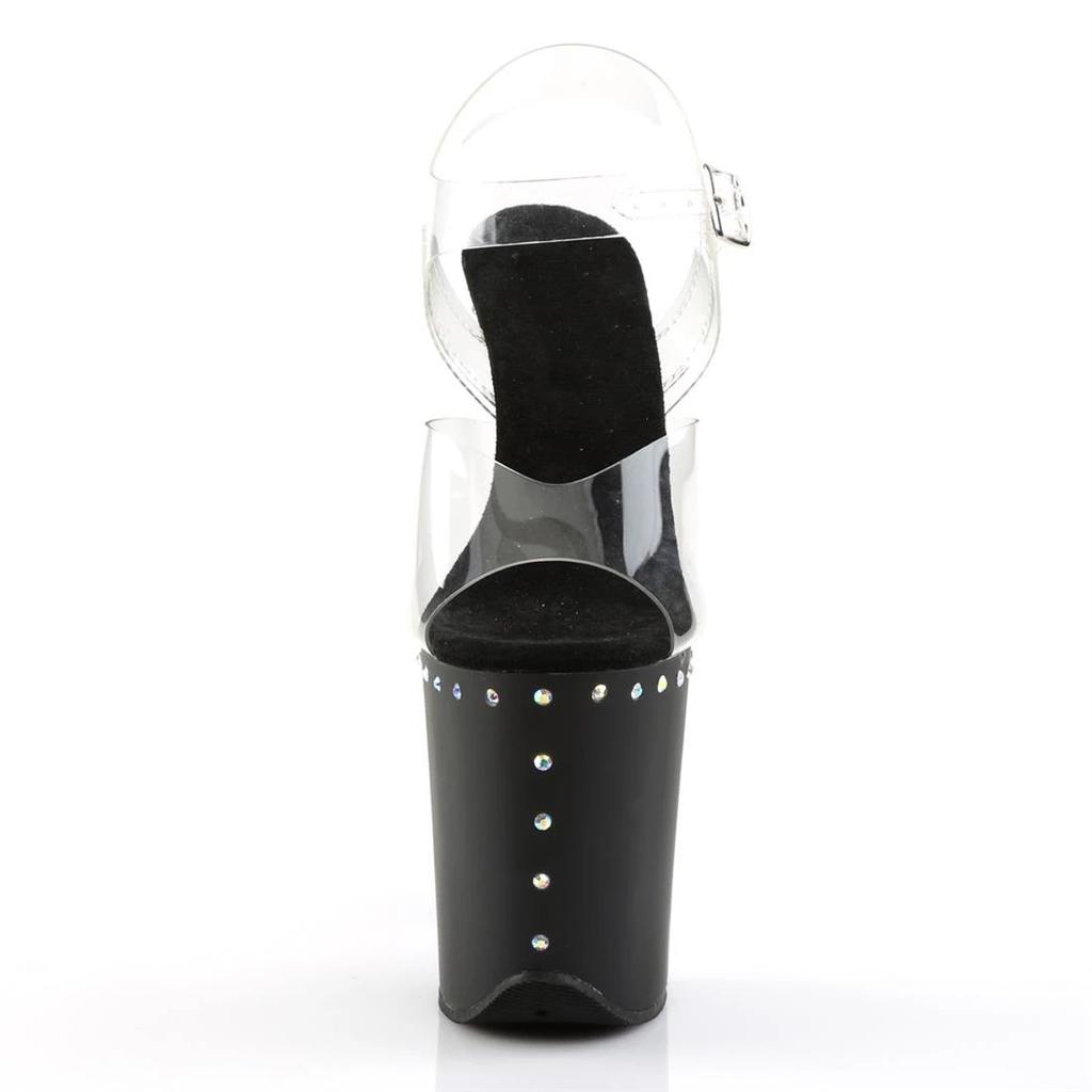 20 см инкрустированные стразами водонепроницаемые сандалии на высоком каблуке/высоком каблуке