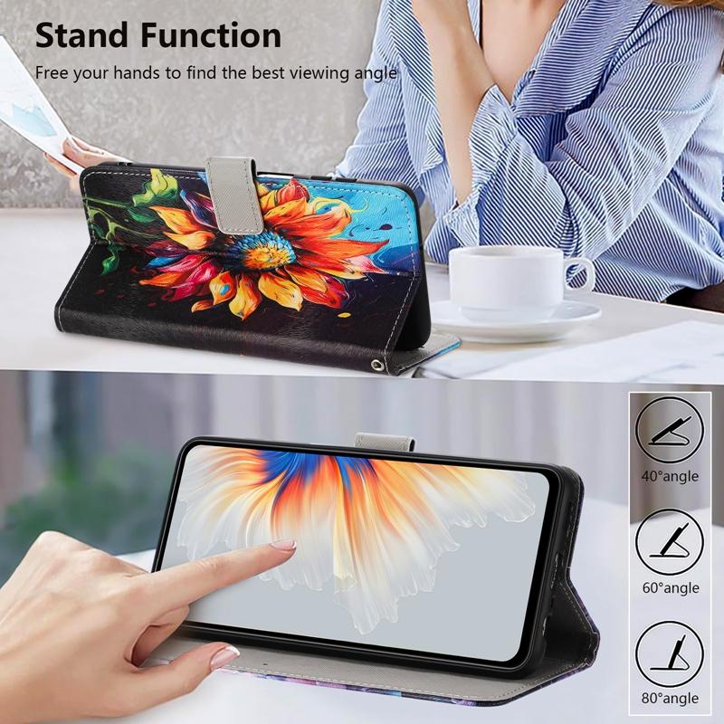 For Samsung A57 A37 A17 5G Case Wallet Protection Phone Case for Samsung Galaxy A17 A37 A57 5G A07 4G Painted Flip Cover Fundas