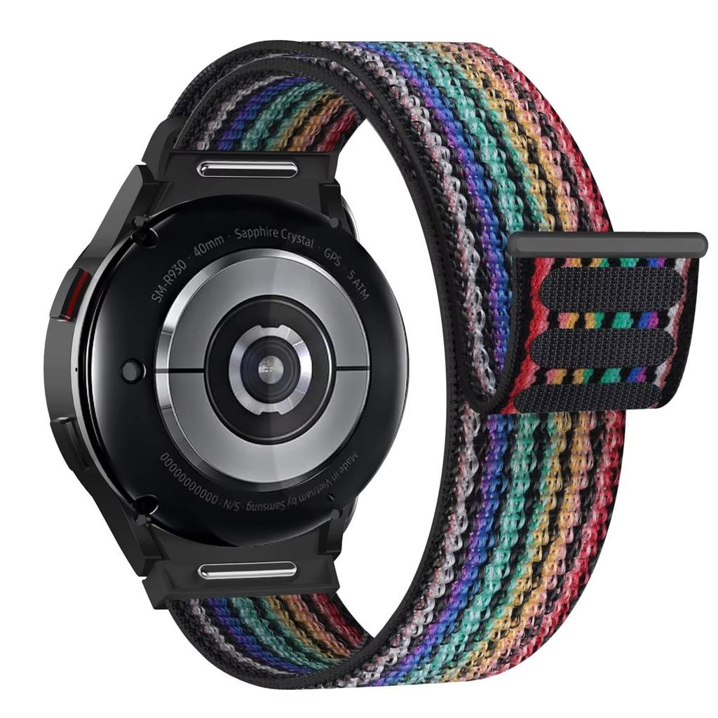 No gaps Band For Samsung Galaxy Watch 7 FE 6 4 Classic 5 pro 44mm 40mm 47mm 43mm Nylon Loop bracelet correa Galaxy Watch 7 Strap
