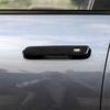 4pcs Carbon Fiber Car Door Handle Stickers For BYD Seal 22-25