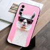 D-Cute Alpaca   Phone Case For Samsung Galaxy A73,A72,A71,A70,A53,A52,A51,Soft Silicone Black Cover