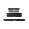 WUM1 Carbon Fibre Car Door Sill Threshold Bumper Protector Sticker For Skoda octavia 2 a7 a5 rapid fabia yeti superb SCALA Accessorie