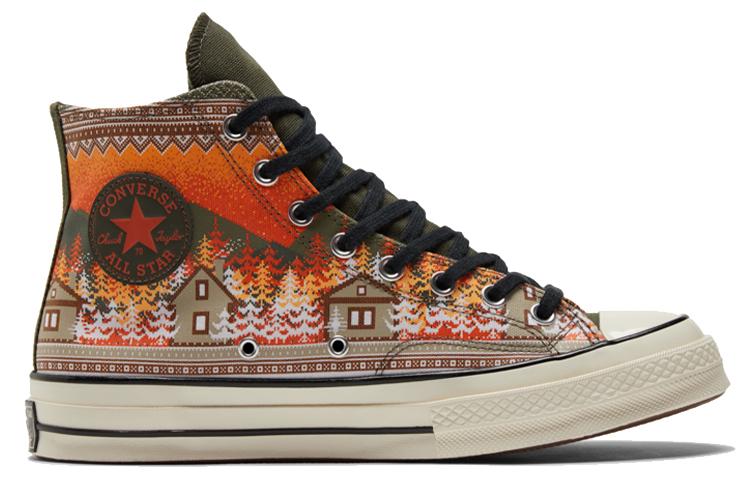 Converse Chuck 70 High 'Holiday Sweater - Orange' 172134C