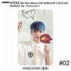 ATEEZ Девятый мини-альбом THE WORLD EP.2 OUTLAW Platform Ver Официальная фотокарточка 1 2 3