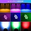 BETOPPER Moving Light 7x8W RGBW LED Stage Lighting Disco Light Stage Light 7 Color Conversion DMX512 Party Light DJ Disco Light for Party High Speed