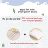 Cartoon Toy Doll Wool Felting Kit Not Finished Felting Starter Kit Cute Needle Felting Kit