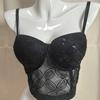 Lace small-breasted anti-sagging bra gathers breasts, sexy versatile bra, embroidered sequined underwear