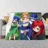 Одеяло из кораллового флиса Fairy Tail King Size, пушистые, мягкие, одеяла и пледы, роскошное постельное белье, вязаное плед, домашний интерьер
