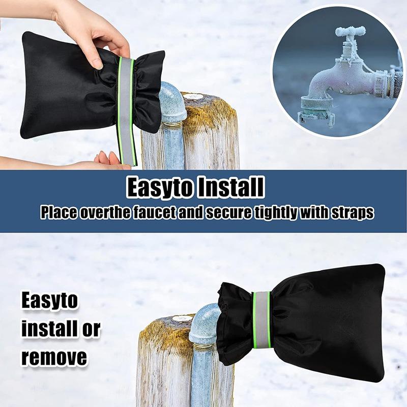 2026NewAntifreeze large faucet cover, suitable for American and European thread, winter frost protection, essential garden tools