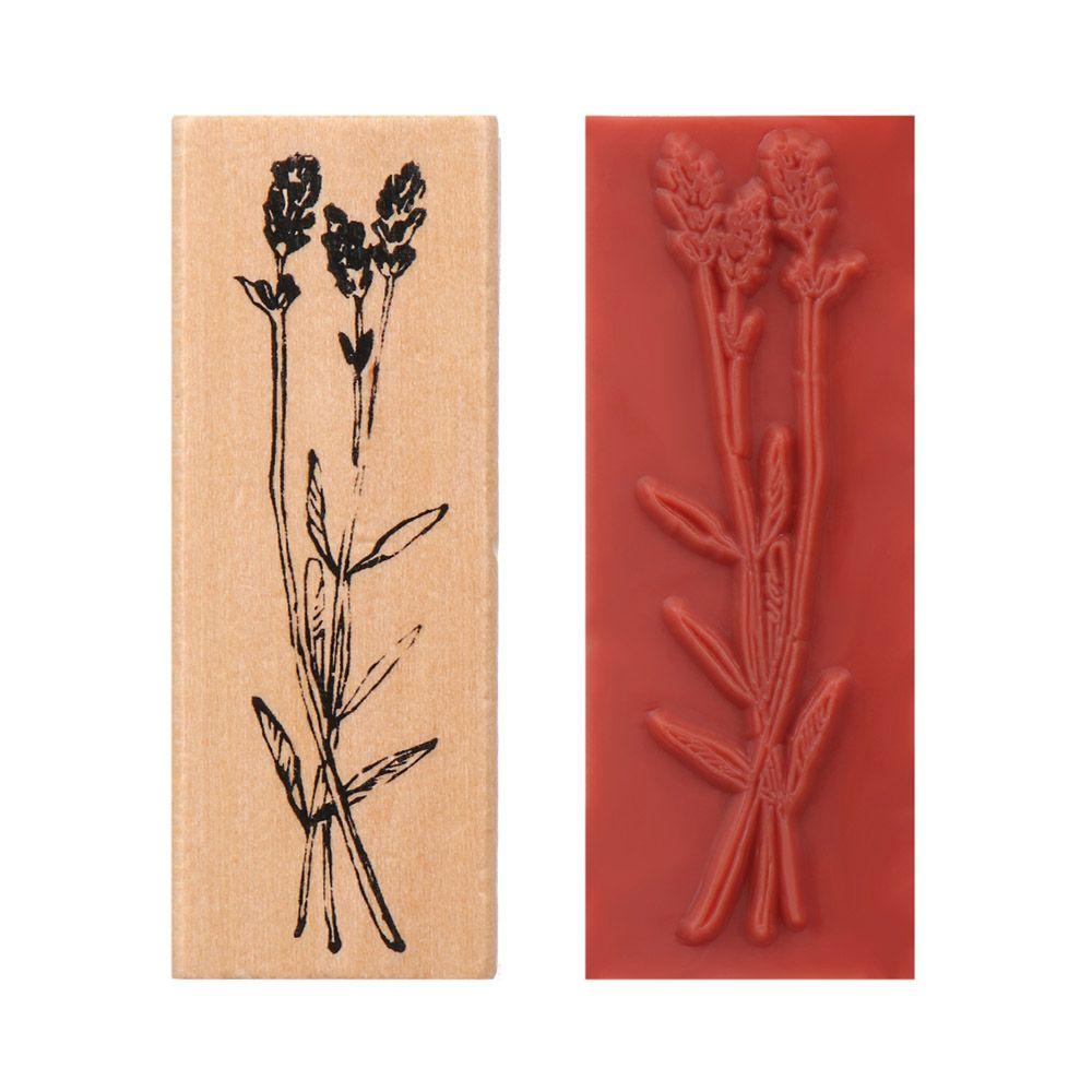 1 шт. Крафт стандартный штамп Домашнее искусство DIY Винтаж трава растения деревянные резиновые штампы Скрапбукинг