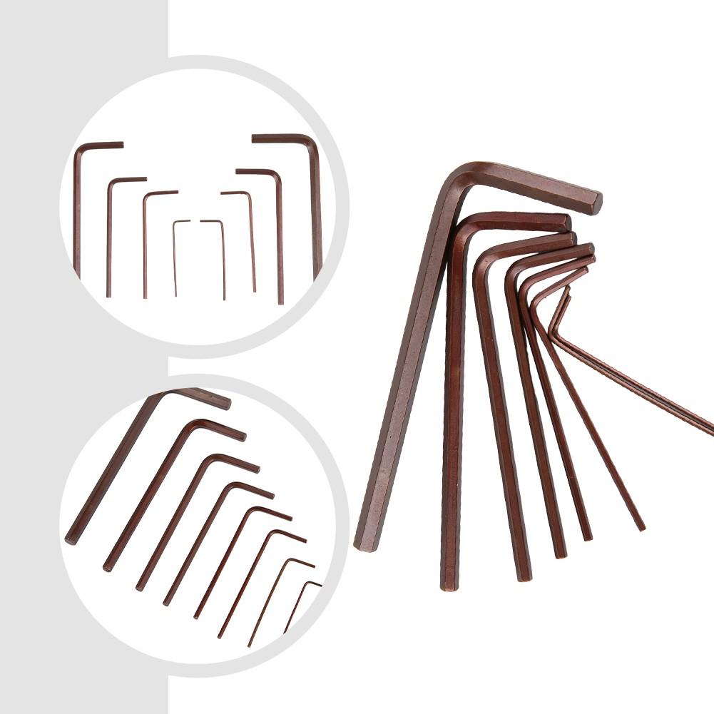 Универсальный и прочный набор из 8 маленьких шестигранных ключей для точного обслуживания