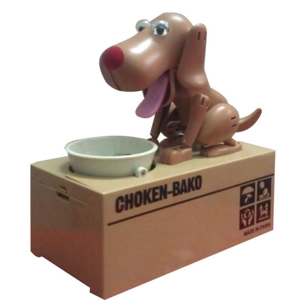 Автоматизированная электронная копилка Мультяшная собака Копилки Простое использование Собачья копилка Детский подарок