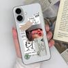 For Apple iPhone 16 Pro Max 16pro 16plus Phone Case Pretty Graceful Girl Boy Transparent Soft TPU Silicone Anti Slip Shockproof For iPhone Bumper Capa