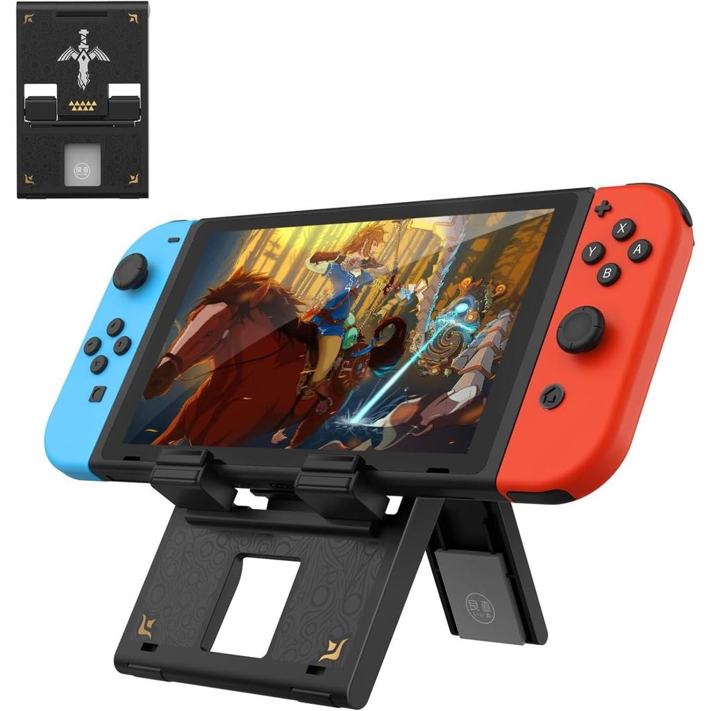 Подставка Switch, складная игровая подставка для консоли Switch, регулируемый держатель в стиле Zelda для Nintendo Switch/OLED/Lite/Steam Deck/Ipad/Smartphone/Kindle