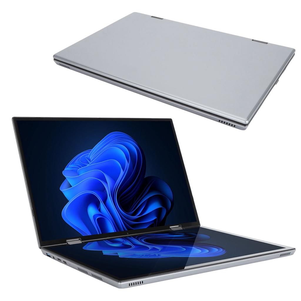 14 Inch Touchscreen Laptop Professional for Intel Celeron 12gen Processor 2.2K UHD Resolution Thin Dual Screen Laptop