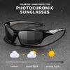 Фотохромные поляризованные спортивные винтажные солнцезащитные очки для мужчин и женщин, для рыбалки, велоспорта, вождения, альпинизма, солнцезащитные очки-хамелеоны UV400