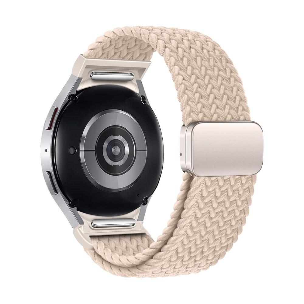 Магнитный плетеный ремешок для Samsung Galaxy Watch 7 6 4 classic/5 Pro/FE 44мм 40мм 45 46 47 мм браслет correa Galaxy watch 7 Ремешок
