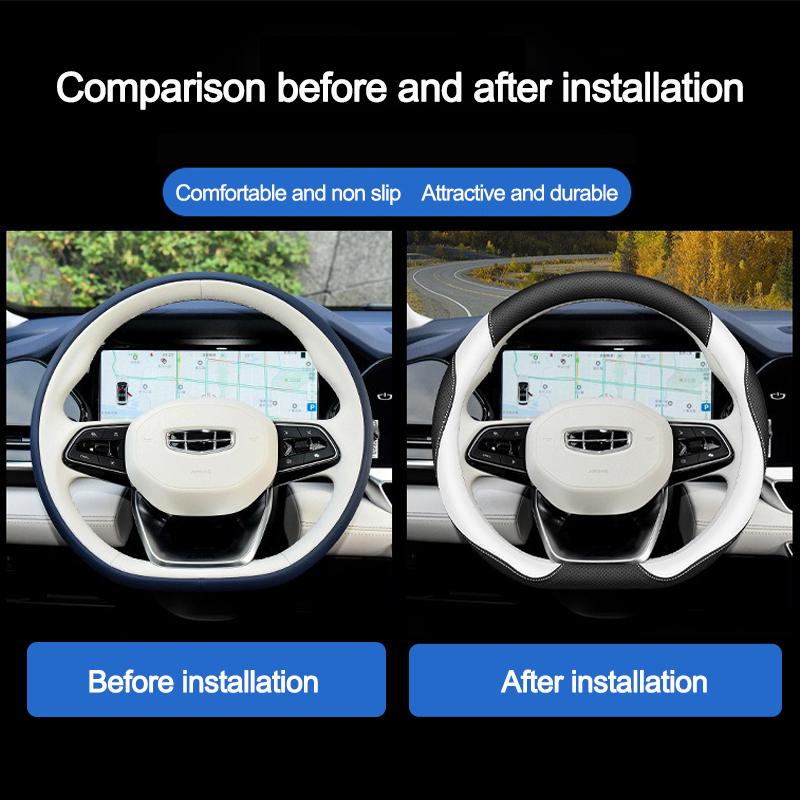 Обмотка на руль автомобиля для Geely Coolray PrefacecXingyue Binyue Monjaro 2026 2026 2026 Руль типа D