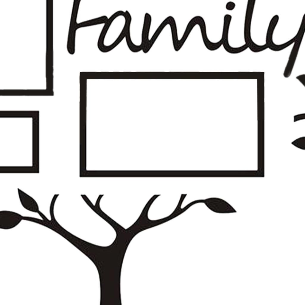 Wall Sticker Environmental Friendly Waterproof Corrosion Resistance Acrylic Photo Frame Wall Decor