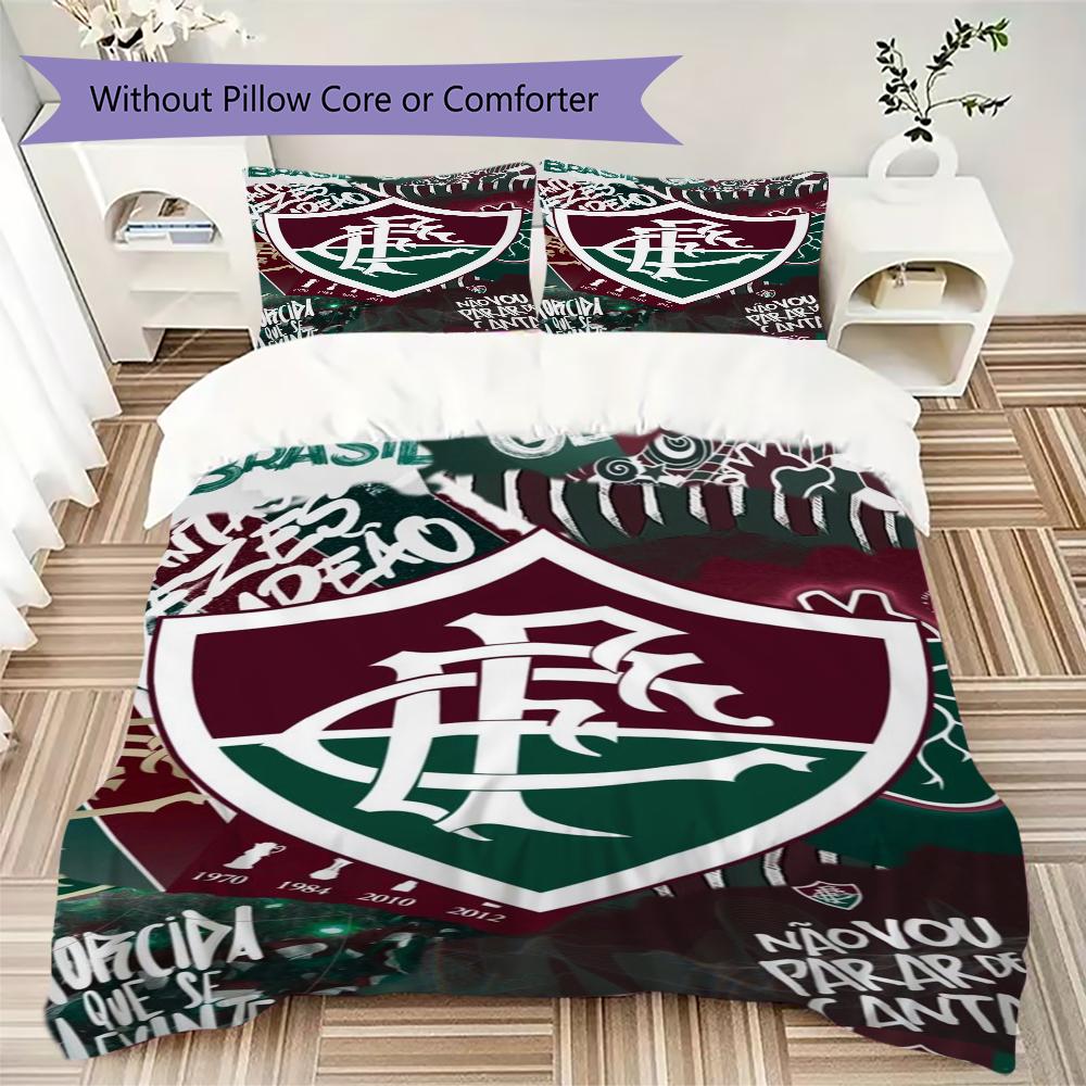 Fluminense Pattern Bedding,Quilt Set Quilt Cover Pillowcase Home Birthday Gift(1 * duvet cover + 2 * pillowcase, without core)_lx