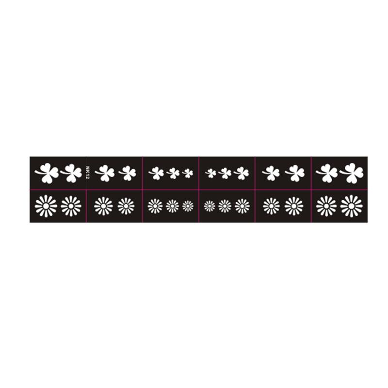 Полый шаблон для печати, штамповочные пластины для дизайна ногтей, формы с буквами и цветами, шаблон для ногтей, наклейки, сделай сам, декоративные наклейки, трафарет