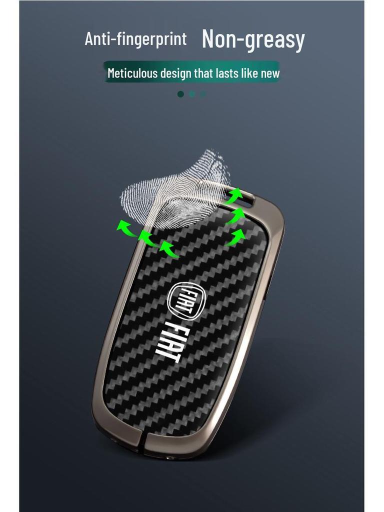 Чехол для ключа Fiat Viaggio & Feiyue - Металлическая защитная накладка