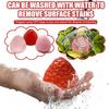 Taba Squishies Strawberry Fruit Squeeze Toys Kawaii Sticky Stress Fidget Toy Gift Perfect Desk Accessory for Kids Adults