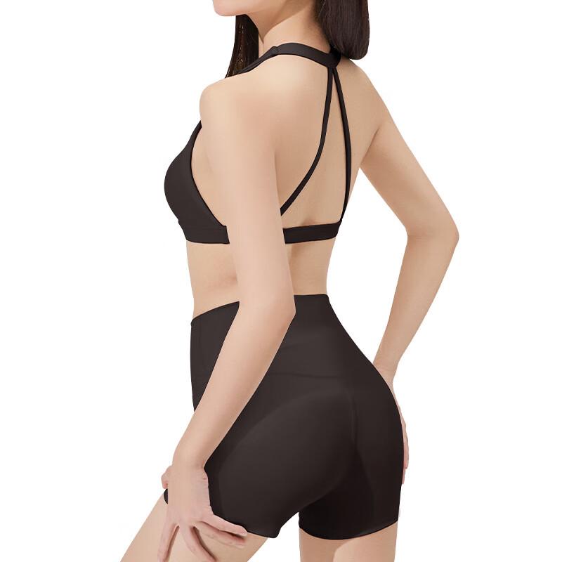 Women's Padded Racerback Sports Bra & Shorts Yoga Set