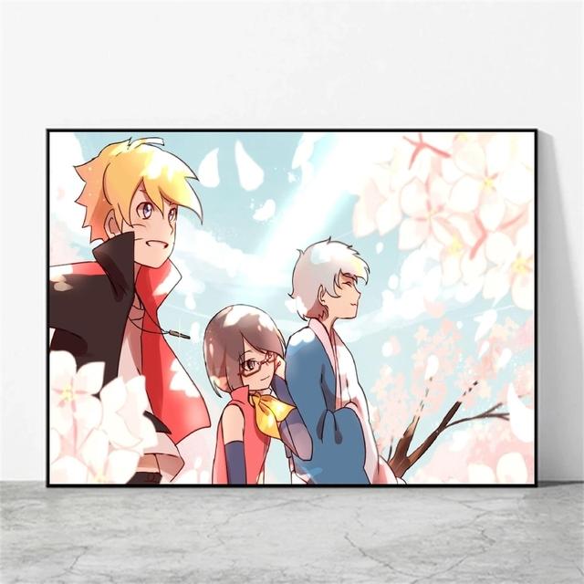 Печать на холсте Каваки Наруто Украшение Плакат Игрушка Высокое качество Искусство Манга Картина Висит
