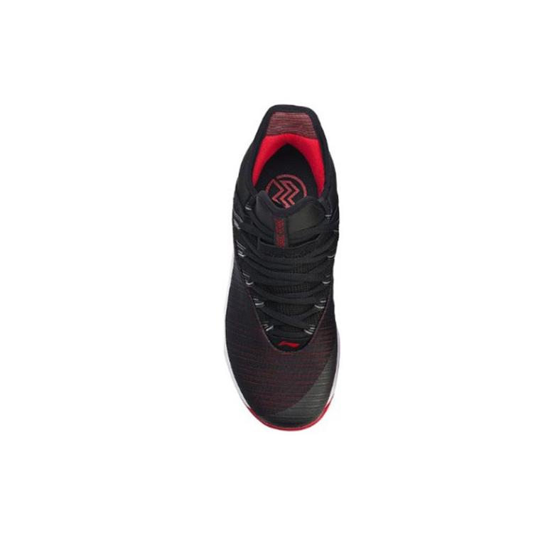 Li Ning Speed 5 Нескользящие Легкие Износостойкие Низкие Баскетбольные Кроссовки Мужские Черно-Красные ABAN051-6