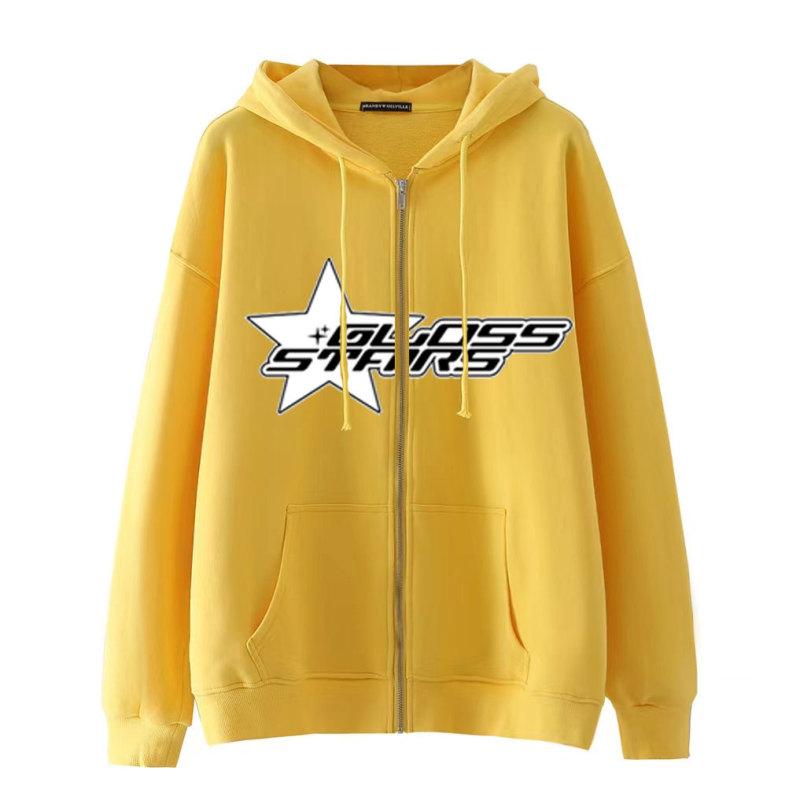 Европейская и американская мужская одежда Amazon Dark Style в стиле хип-хоп, готика Harajuku Y2K, толстовка с капюшоном на молнии с пентаграммой, куртка с капюшоном