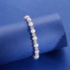 Bright Pearl Diamond Ball Bracelet Women's Fashion Light Luxury French Retro Shambhala Pearl Bracelet