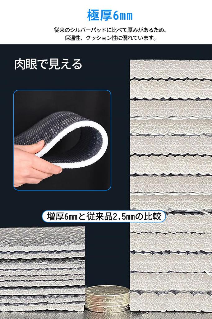 DADAGUAI Алюминиевый Серебристый Очень Толстый Пикник Алюминиевый Пикник Кемпинг Катастрофа Подходит для Всех Спящих в Комплекте Сумка для Хранения x Одеяло, Коврик,