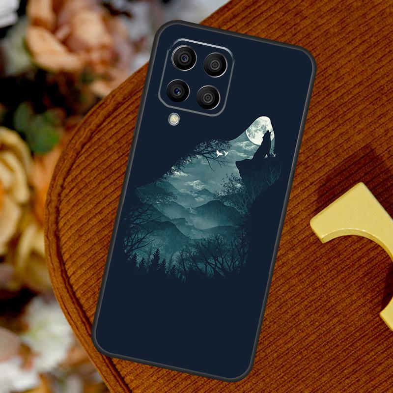 Искусство Воющий Волк Для Samsung Galaxy M23 M33 M13 M53 M11 M51 M14 M34 M54 M15 M55 M20 M30s M12 M32 M52 Чехол