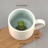 Super Cute Little Frog Mug Ceramic Cartoon Creative Cute Children Milk Breakfast Coffee Cup