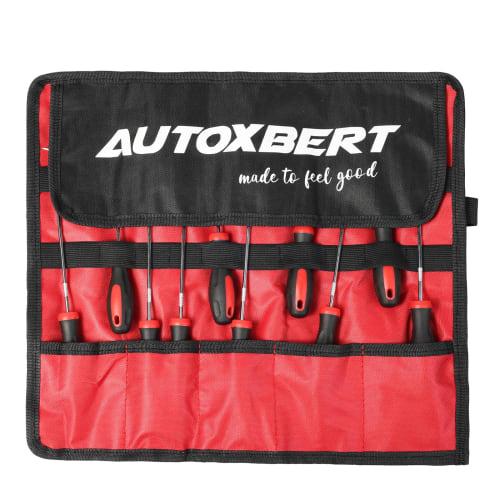 Picking Tool, Pick Tool, Pickup Tool, Precision Hook Set, 10-Piece Set with Storage Pocket, Easy To Carry, Long + Short Pick & Hook Tool, Oil Seal Rem