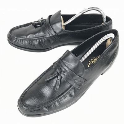 Винтажные лоферы с кисточками Towncraft Mackay из зернистой кожи 80-90-х годов, США, 28.0, черные, деловая обувь(ИСПОЛЬЗОВАЛ)