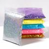 50g/bag 0.2MM Laser Silver Nails Glitter Nail Art Decorations Colorful Shiny Holographic Powder Bulk Fine Chrome Pigment Dust