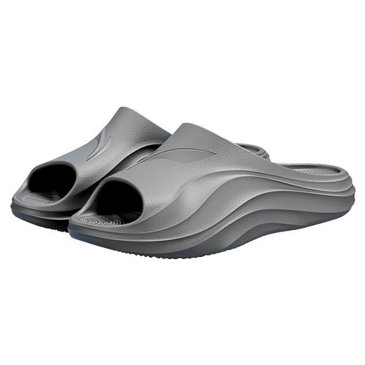Li Ning EVA Тихие шлепанцы унисекс Серые LNXU931-3