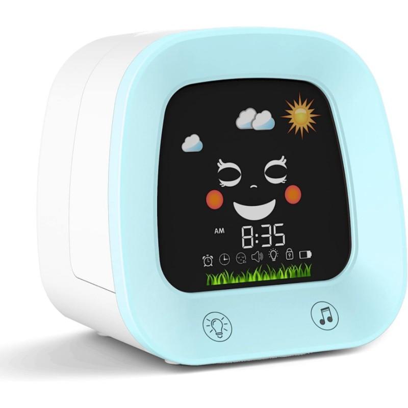 Детский будильник-будильник для сна с звуковой машиной, 4-часовой таймер сна для мальчика и девочки, подарок на день рождения