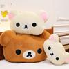 Милая Плюшевая Подушка для Рук Rilakkuma Мультяшный Медведь Плюшевая Игрушка Мягкая Подушка Подарок на День Рождения
