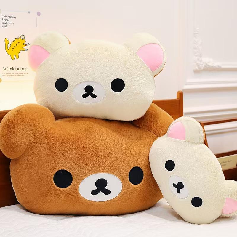 Милая Плюшевая Подушка для Рук Rilakkuma Мультяшный Медведь Плюшевая Игрушка Мягкая Подушка Подарок на День Рождения