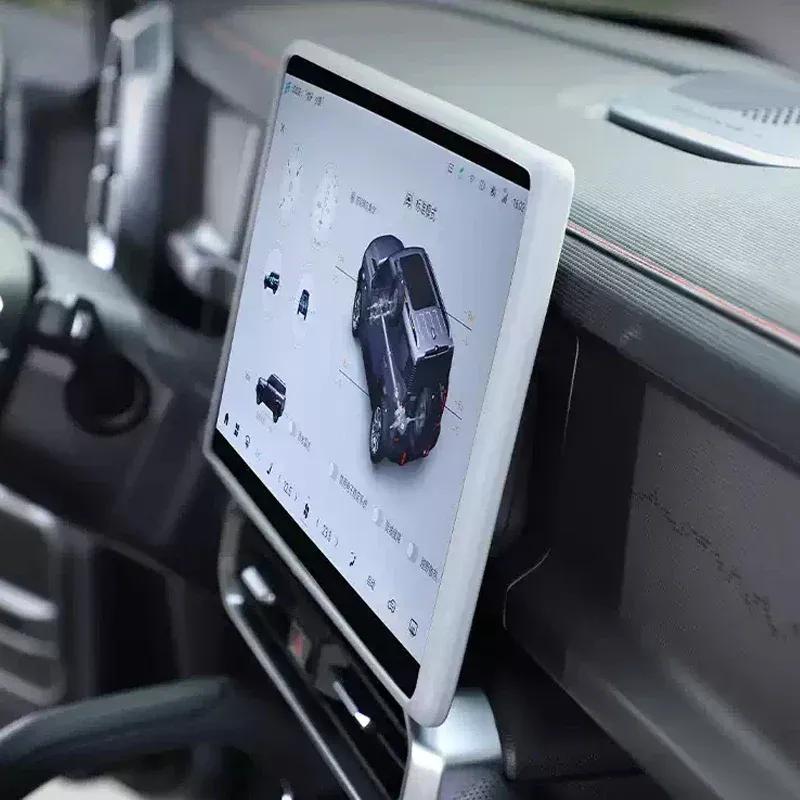 15.6" 12.8" Car Navigation Screen Protective Silicone Cover Auto Inner Mirror Protect Cover For JETOUR T1 T2 DASHING -2026