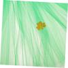 1Set Saint Patrick's Day Pet Costume Shamrock Hat Tutu Skirt Outfit for Dogs and Cats for Dog Cosplay and Celebrations