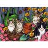 5D DIY Животное Алмазная картина Полный круглый котенок Алмазная картина Алмазная вышивка