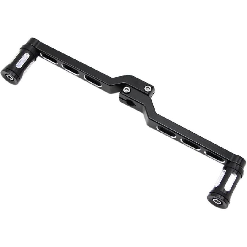 DreamSeek Рычаг переключения передач пятка-носок + Подножка переключения для Harley FL Softail/Touring, Road King, Street Glide/Tri Glide Trikes - Рычаг переключения передач (черный)