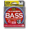 DUEL TB CARBON Bass Fluorocarbon Line 100m Natural Clear 6Lbs.